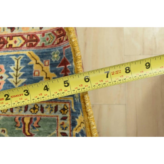 Ziegler Rug 8’2” X 9’11” Red Wool Tribal Hand-Knotted Oriental Carpet For Sale - Image 11 of 12