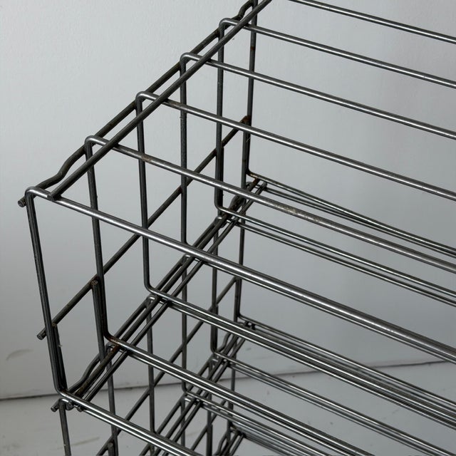 1990s Chrome Modular Shelving System For Sale In Chicago - Image 6 of 11