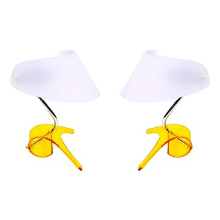 German Modernist Space Age Table Lamps attributed to Staff Leuchten, 1960s, Set of 2 For Sale