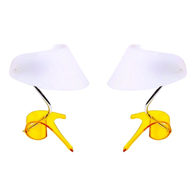 German Modernist Space Age Table Lamps attributed to Staff Leuchten, 1960s, Set of 2 For Sale