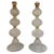 2000s Murano Frosted Silk Glass Ball Form Lamps - a Pair For Sale - Image 9 of 9