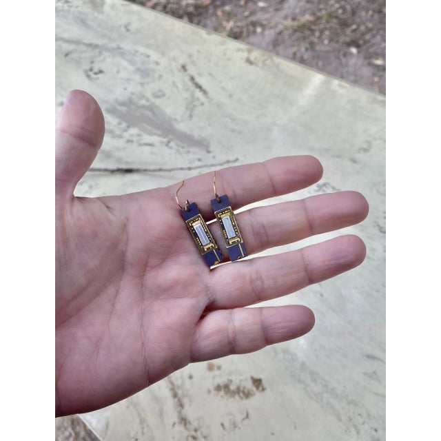 Artist-Made Computer Chip Earrings For Sale - Image 11 of 12