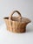 Brown Vintage Gathering Basket For Sale - Image 8 of 11