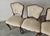 Set of Six Antique Walnut Dining Chairs in Louis XV Style With Hand-Carved Frames For Sale - Image 12 of 15