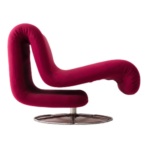 Pierre Paulin Style 1960's Swivel Lounge Chair
