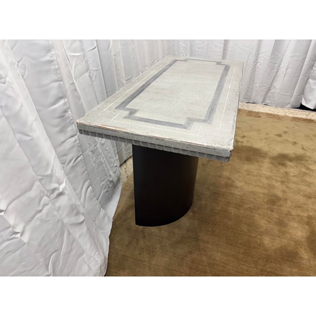 Curated Attributed to Arhaus Bell’Arte Console Table For Sale - Image 16 of 18