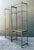 Vintage Metal and Glass Etagere Shelves - Pair For Sale - Image 9 of 12