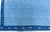 1950s Doris Leslie Blau Dhurrie Vintage Blue With Navy Blue Flatweave Cotton Rug For Sale - Image 5 of 8