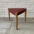 Mid-Century Scandinavian Triangular Stool in Oak and Leather, Sweden, 1960s For Sale - Image 9 of 9
