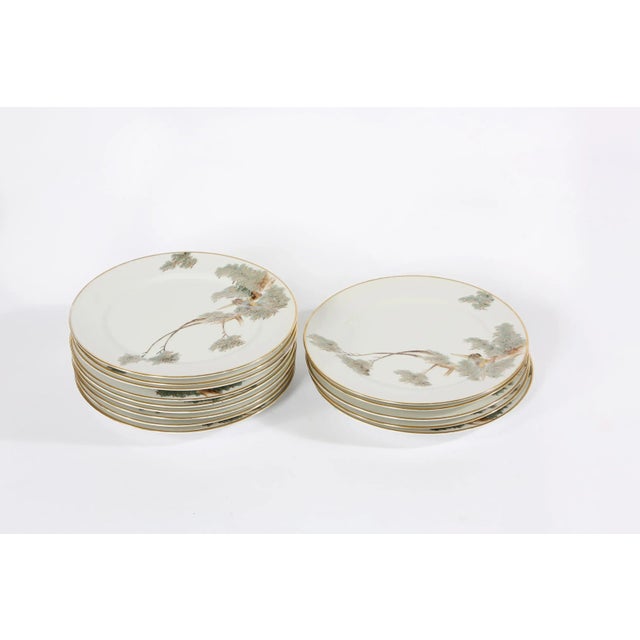 Contemporary Mid 20th Century Porcelain Service Plate / 12 People For Sale - Image 3 of 10