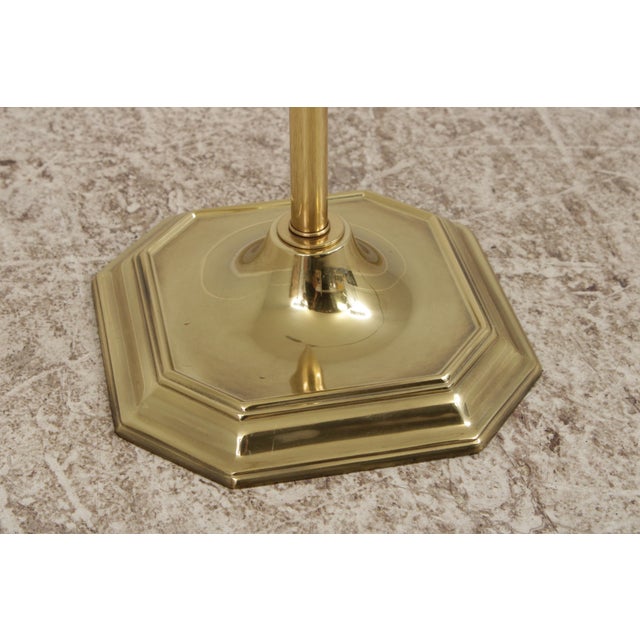 1980s Mid-Century Modern Adjustable Brass Floor Lamp For Sale - Image 10 of 13