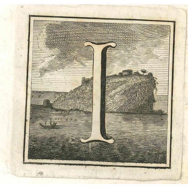 Letter of the Alphabet I, from the series "Antiquities of Herculaneum", is an etching on paper realized by Luigi...