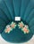 Contemporary Gucci Velvet Shell Armchairs With Embroidered Floral Seats - Pair For Sale In West Palm - Image 6 of 7