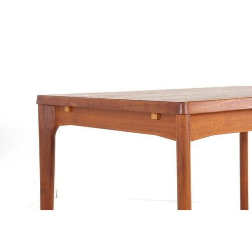 Rectangular Extendable Dining Table by Henning Kjærnulf for Vejle Mobelfabrik, 1960s For Sale - Image 14 of 16