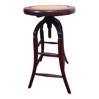 1920s Vintage Drafting Stool For Sale