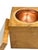 Brown 1970s Mid-Century Modern Tommaso Barbi, Burl Ice Bucket For Sale - Image 8 of 11