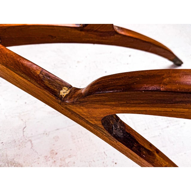 Midcentury Modern Brass Tray Table With Base For Sale - Image 15 of 17