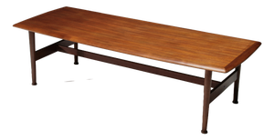 Large Scandinavian Teak Coffee Table, 1960s