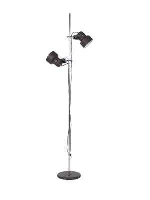 Floor Lamp With Brown Adjustable Shades, 1970s
