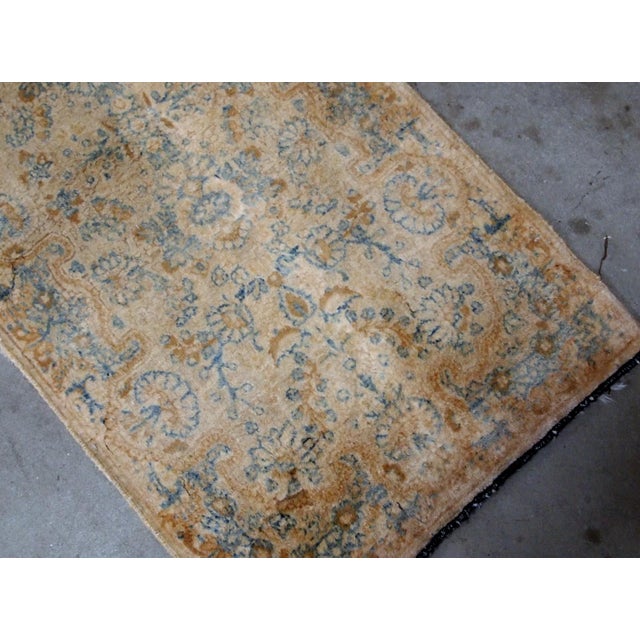 1920s, Handmade Antique Persian Kerman Rug 2.10' X 5.3' For Sale - Image 4 of 9