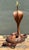 Vintage Hand Carved Wood Cobra Lamp For Sale - Image 9 of 12