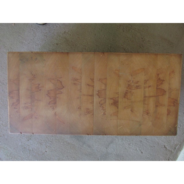 Custom Made Heavy Duty Tabletop Butcher Block Cutting Board Dated 1941 For Sale In New York - Image 6 of 10