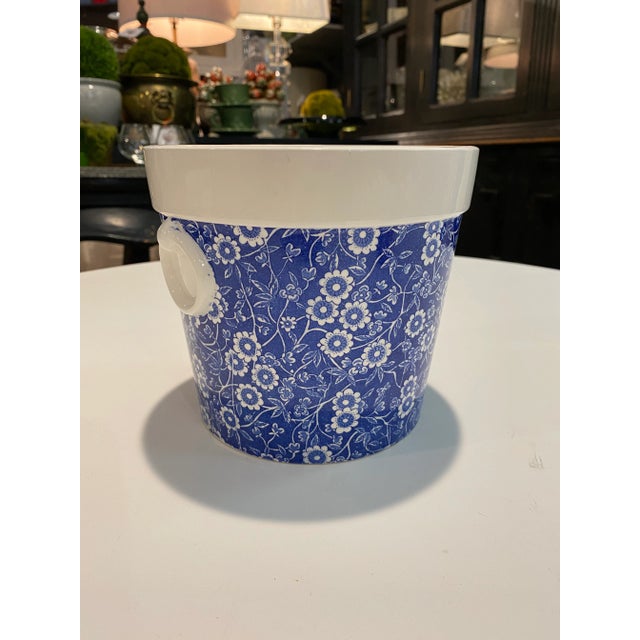 English Floral Porcelain Jardiniere For Sale In Miami - Image 6 of 6