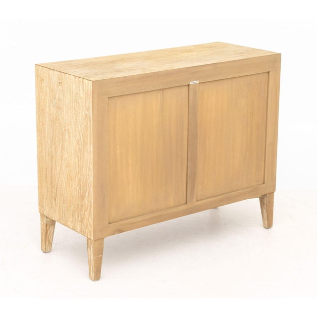 Contemporary Cerused Wood Chest of Drawers For Sale In New York - Image 6 of 6