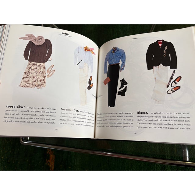 Vintage Chic Simple “Home” & “Women’s Wardrobe” Coffee Table Books – Set of 2 For Sale In Seattle - Image 6 of 12