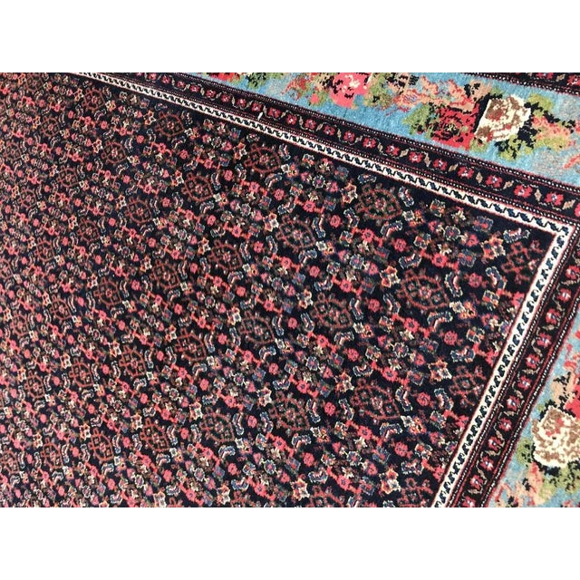 1920s Antique Kurdish Senneh Rug For Sale - Image 5 of 14