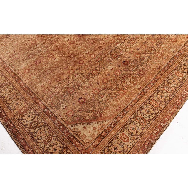 Indian Fine Antique Indian Amritsar Rug For Sale - Image 3 of 9