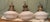 Industrial Industrial Glass Ceiling Lights, 1930s, Set of 4 For Sale - Image 3 of 7