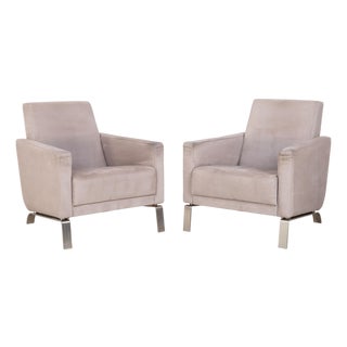 Fabric Fly Armchairs in Cream Beige from BoConcept, Set of 2 For Sale