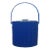 1960s Blue Patent Leather Look Ice Bucket For Sale