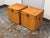 Brown Wicker Asian Campaign/Chinoiserie Hinged Chests, Pair For Sale - Image 8 of 12
