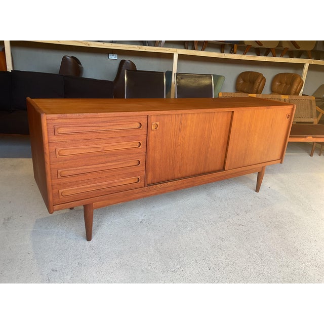 Danish Teak Sideboard by Johannes Andersen for Uldum Møbelfabrik For Sale - Image 15 of 18