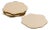 Lina Polished 4.25" Beverage Coasters, Set of 4, Gold For Sale
