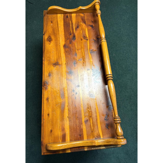 Antique/Vintage Cavelier Cedar Chest for Blankets, Linens, Pillows, Toys, 1930s For Sale - Image 13 of 17