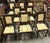 Antique 19th Century Jacobean Carved Oak Dining Chair Set Set of 8 includes 1 arm chair and 7 side chairs. Very good...