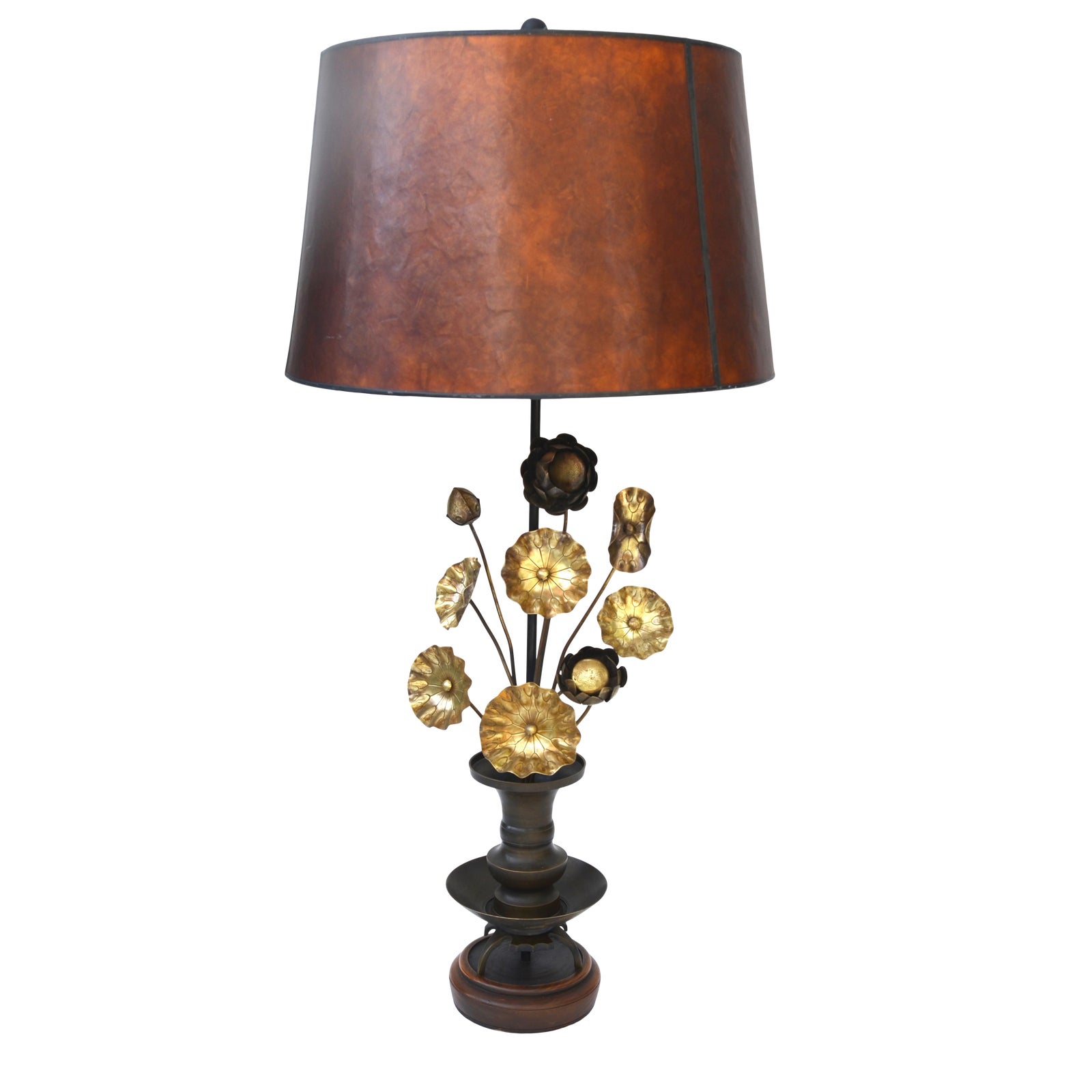 Lovely Vintage Bronze Table Lamp Chairish