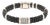 Lagos Caviar .28ctw Diamond & Black Ceramic Bead Bracelet, Sterling Silver For Sale