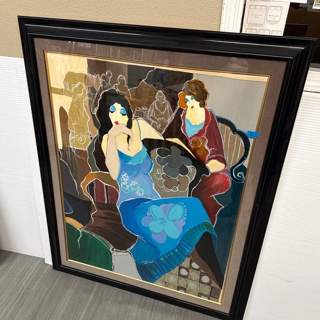 Circa 1997 Itzchak Tarkay Suzanne Serigraph, Signed For Sale - Image 10 of 12