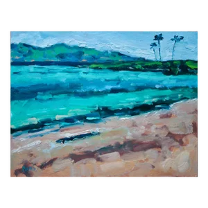 Maui Blue Oil Painting Seascape by L Haas