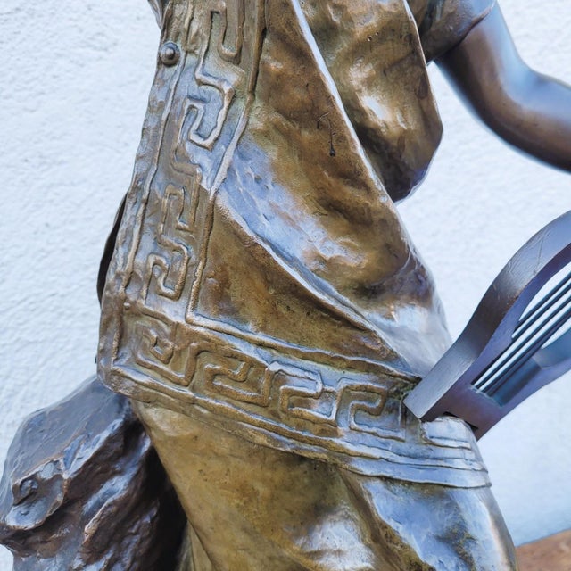 Villanis, E. Villanis, Melody, 19th Century, Bronze For Sale - Image 5 of 18