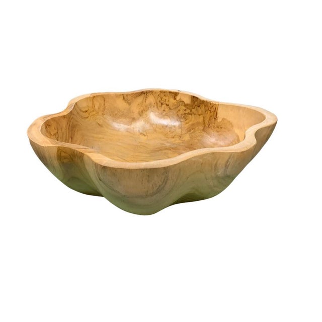 Contemporary Medium Wooden Bowl For Sale - Image 3 of 5