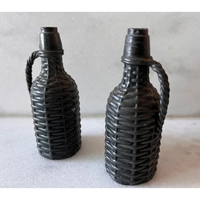 Mid 20th Century Vintage Demijohn Salt and Pepper Shakers For Sale - Image 5 of 9