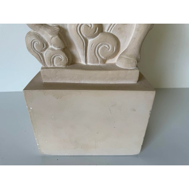 Vintage Chinese Ceramic - Plaster Horse Sculpture For Sale In Miami - Image 6 of 12