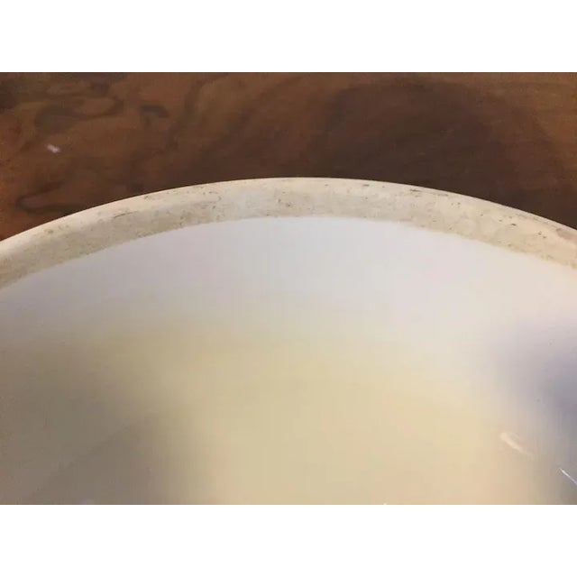 Antique 18th Century French Empire Porcelain Round Serving Bowl & Cover in Sprig For Sale - Image 10 of 11