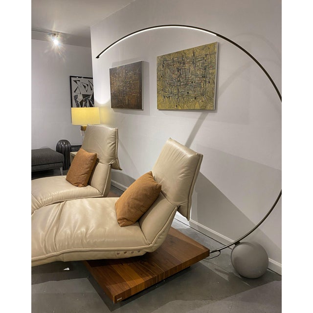 Leather Reclining Lounge Sofa, Label: Koinor Modern Leather Seating For Sale - Image 16 of 17