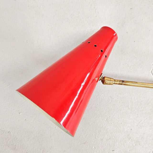 Wall Lamp in Brass, 1960s For Sale - Image 4 of 12